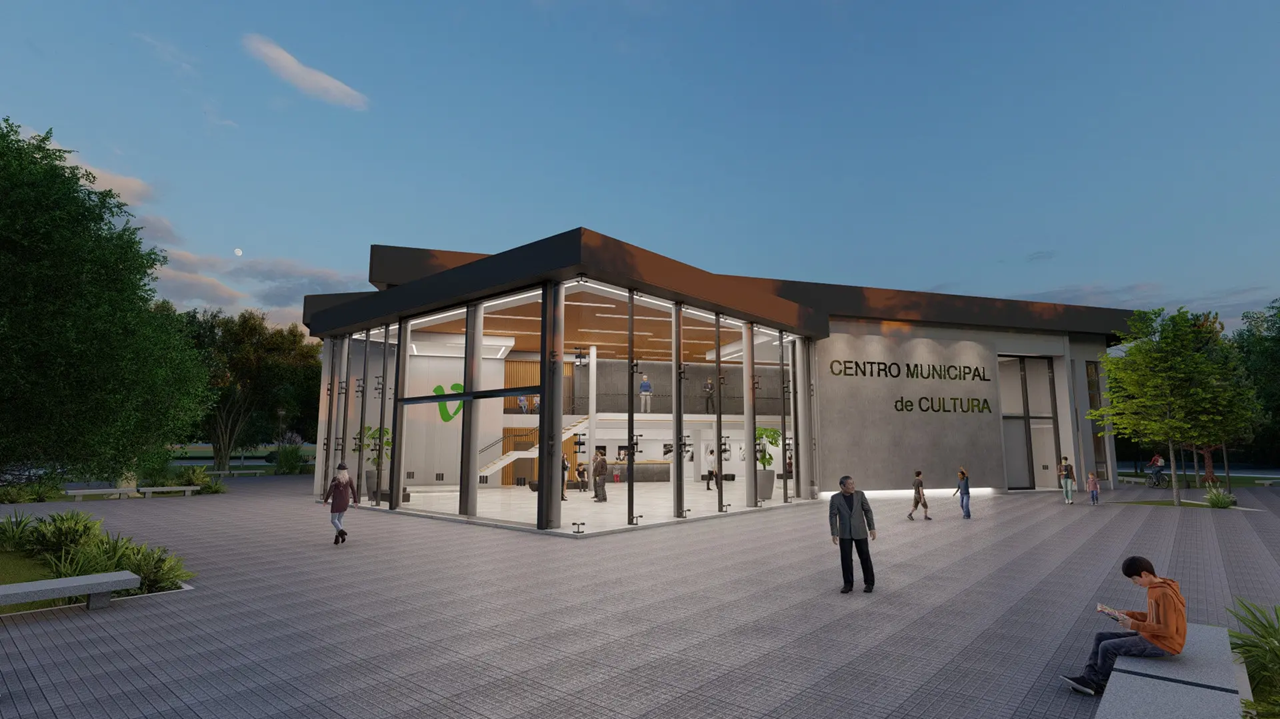 Dos ofertas para modernizar el Centro Cultural de Viedma. Busca ampliar y refuncionalizar el Centro Municipal de Cultura.