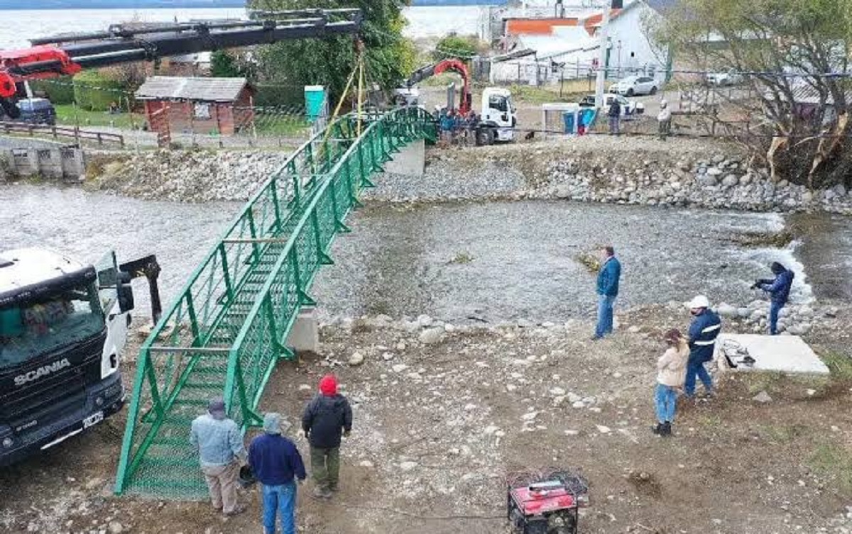 Bariloche avanza con la construcción del puente sobre el arroyo Ñireco: obra estratégica tras años de postergación