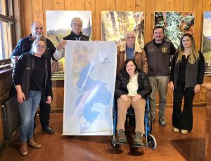 El Parque Nacional Nahuel Huapi incorporó un mapa bicontinental argentino