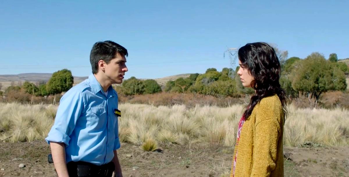 Escena de la película Estepa filmada en la estepa rionegrina