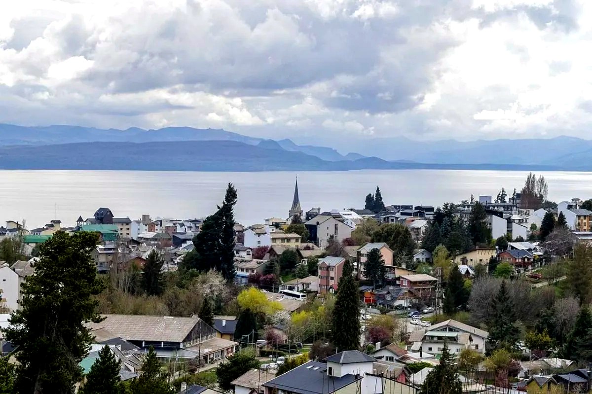 Corte de luz en Bariloche: vista de la ciudad