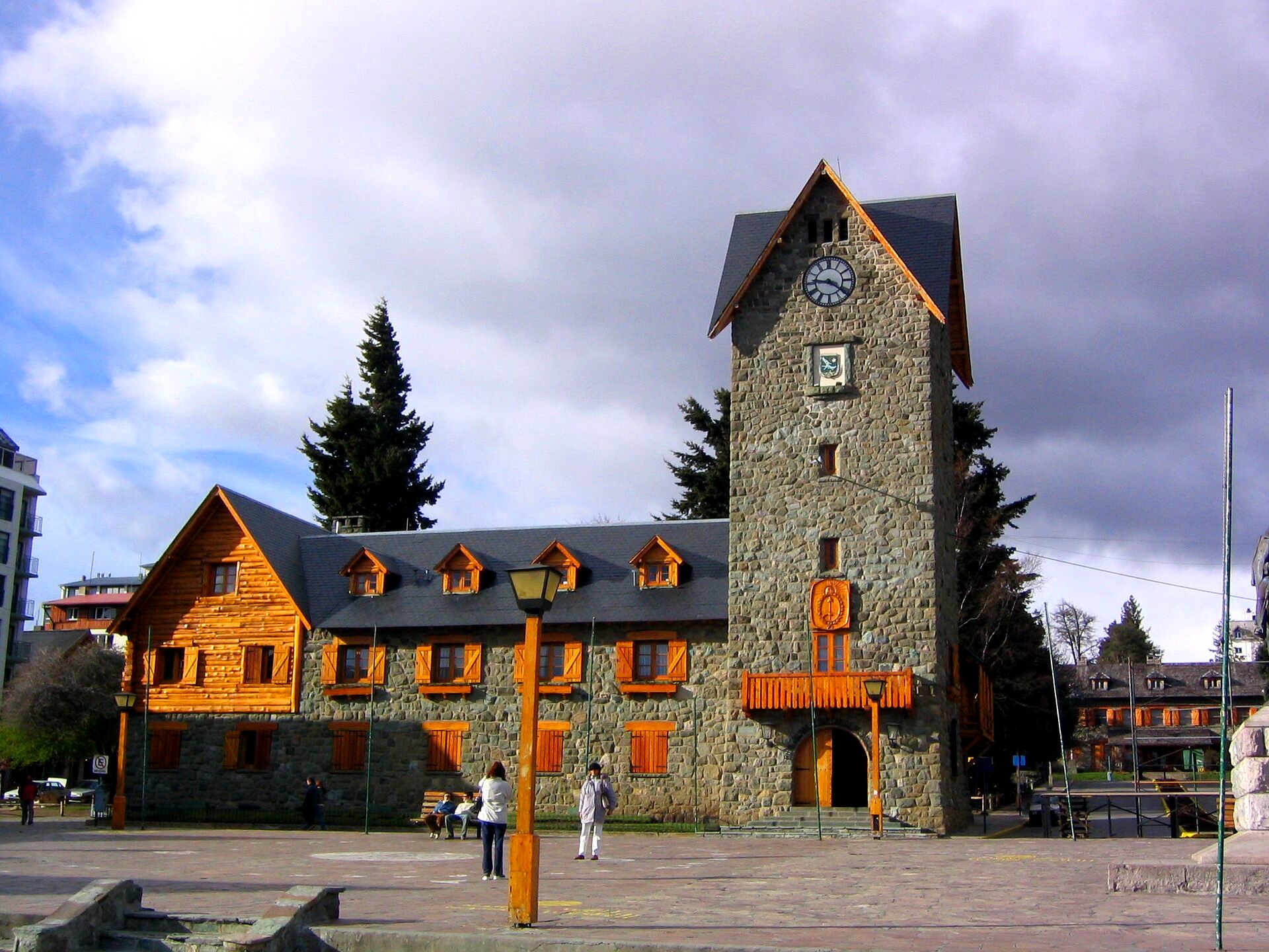 Centro Cívico de Bariloche, donde funciona el Concejo en el que Costa Brutten ocupaba su banca