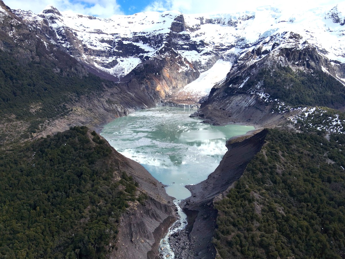 Lluvias en la montaña: zona del cerro Tronador en el Parque Nahuel Huapi