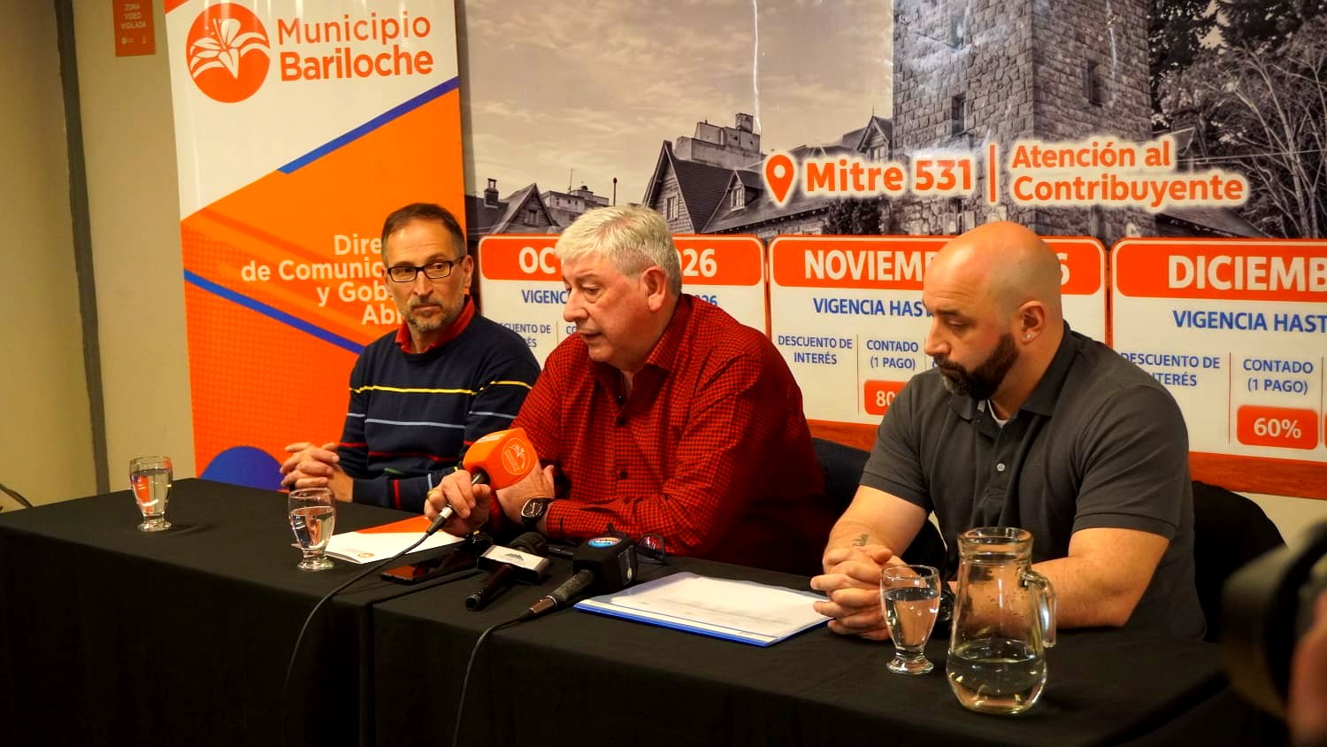 Regularización de tasas en Bariloche: conferencia de prensa del intendente Walter Cortés