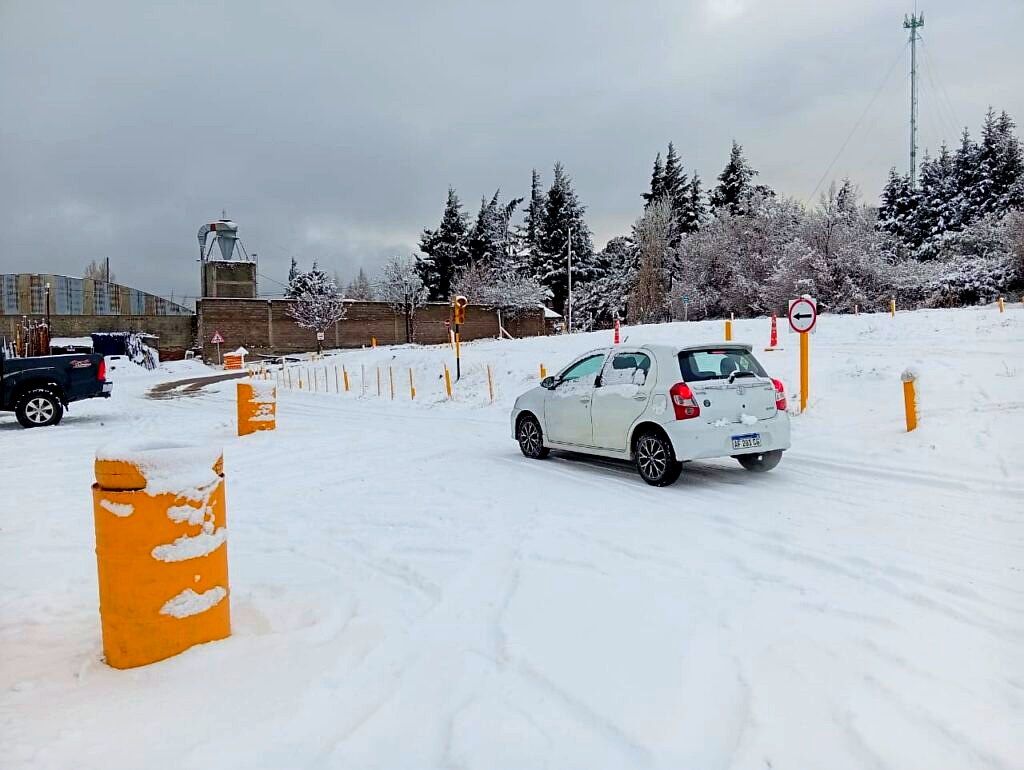 Trámites viales en Bariloche: predio de prácticas de manejo